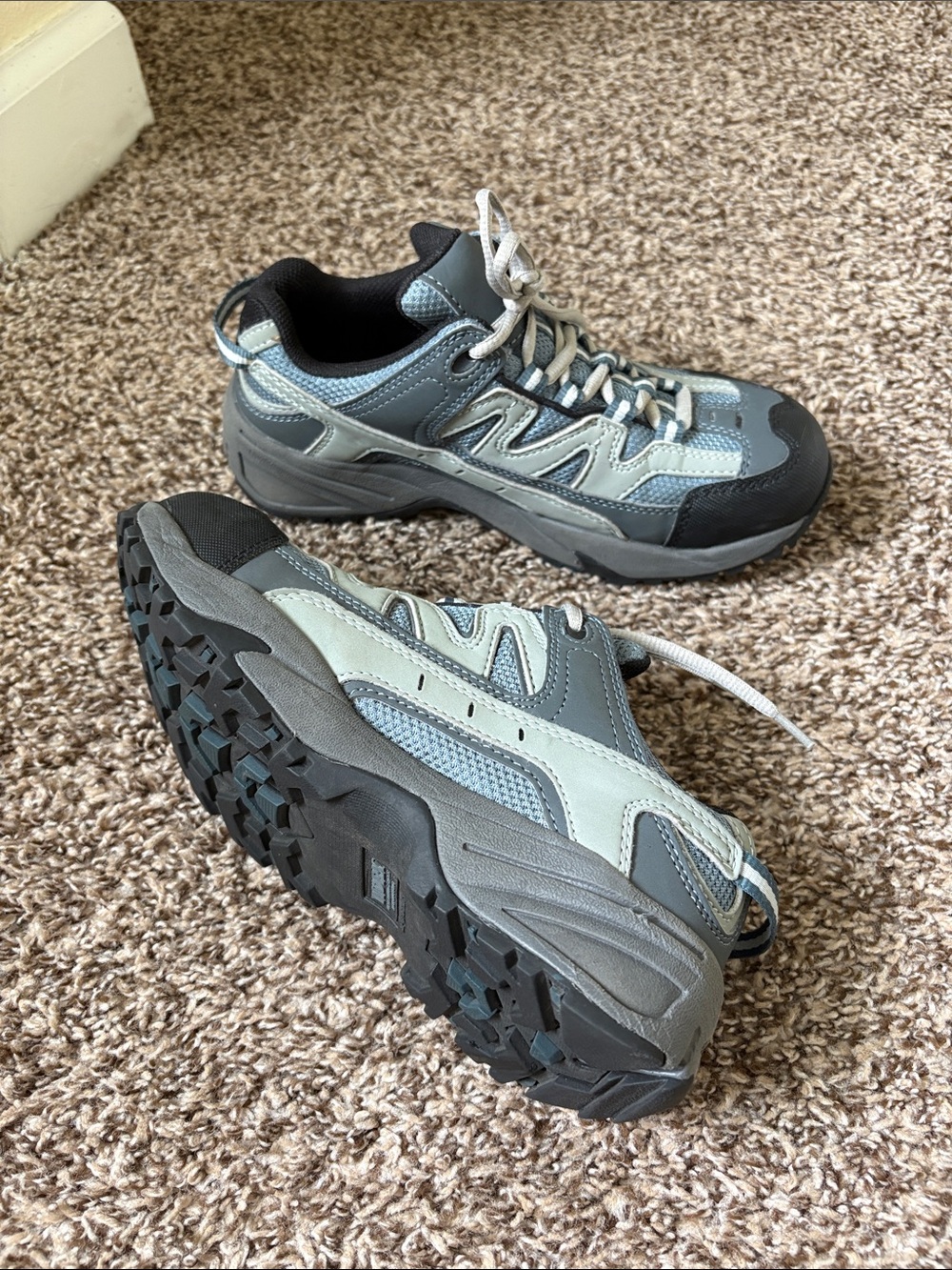 Worx by Red Wing | Carbide Steel Toe Shoes | Gray & Blue | Women's USA Size 6